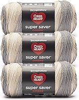 Vista 35 de Red Heart Hilo Super Saver, paquete de 3, Monet 3