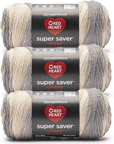 Miniatura 35 de Red Heart Super Saver - Ovillo de lana, diseño de rayas neón Raya - Loro,Pooling - Haute,Rosa Hot,Pooling - Berry,Piscina - Stillwater,Estampado