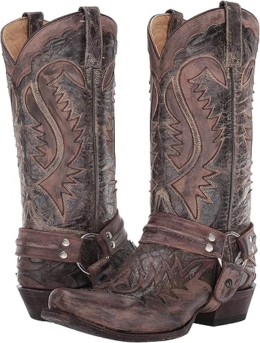 Miniatura 7 de Stetson Botas de equitación con arnés desgastado Outlaw para hombre