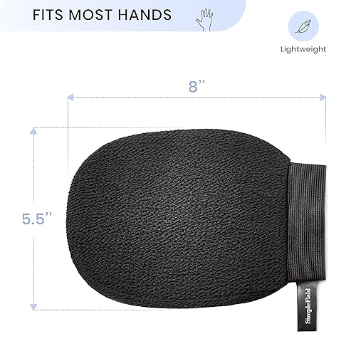 Miniatura 5 de Mitón exfoliante coreano para eliminar la piel muerta. Guantes exfoliantes profundos 100% viscosa, ideales para exfoliación corporal, queratosis