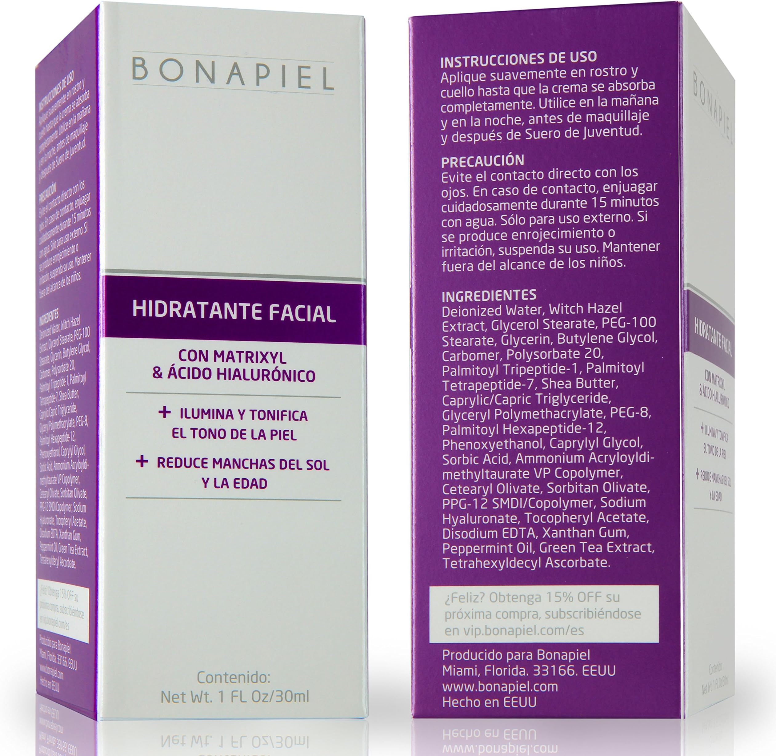 Crema para la Cara Antiarrugas e Hidratante Facial | Fรณrmula Avanzada y Ligera para Uso Diario que Aumenta La Producciรณn de Colageno con Vitamina C - Acido Hialurรณnico y Matrixyl 3000