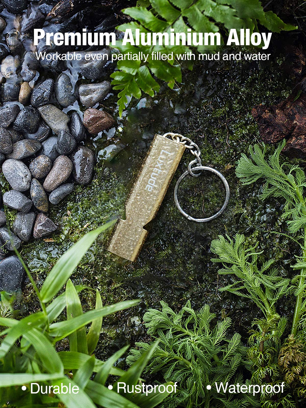 Zorvixal 4 Stück Notfallpfeifen 120dB - Super Laute Sicherheitspfeifen Mit Lanyard Für Outdoor