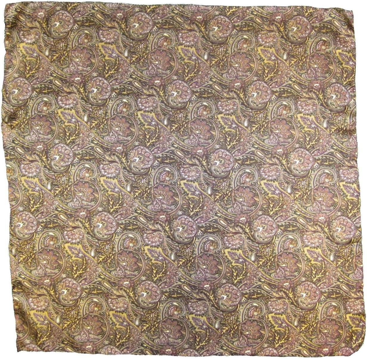Paisley Silk Scarf Western Cowboy Wild Rag Bandana