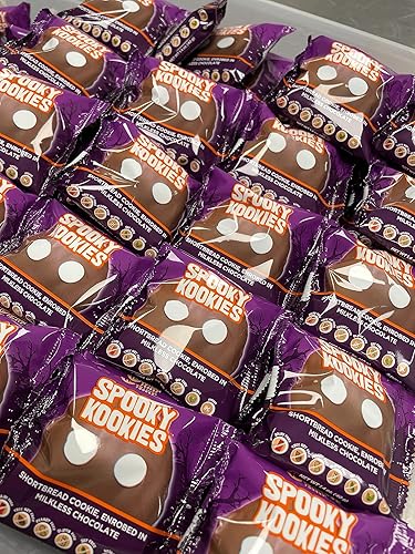 Miniatura 5 de Spooky Kookies (paquete de 2) | Galletas veganas de chocolate para Halloween, aptas para alérgicos, sin lácteos, sin nueces, sin maní, sin gluten,