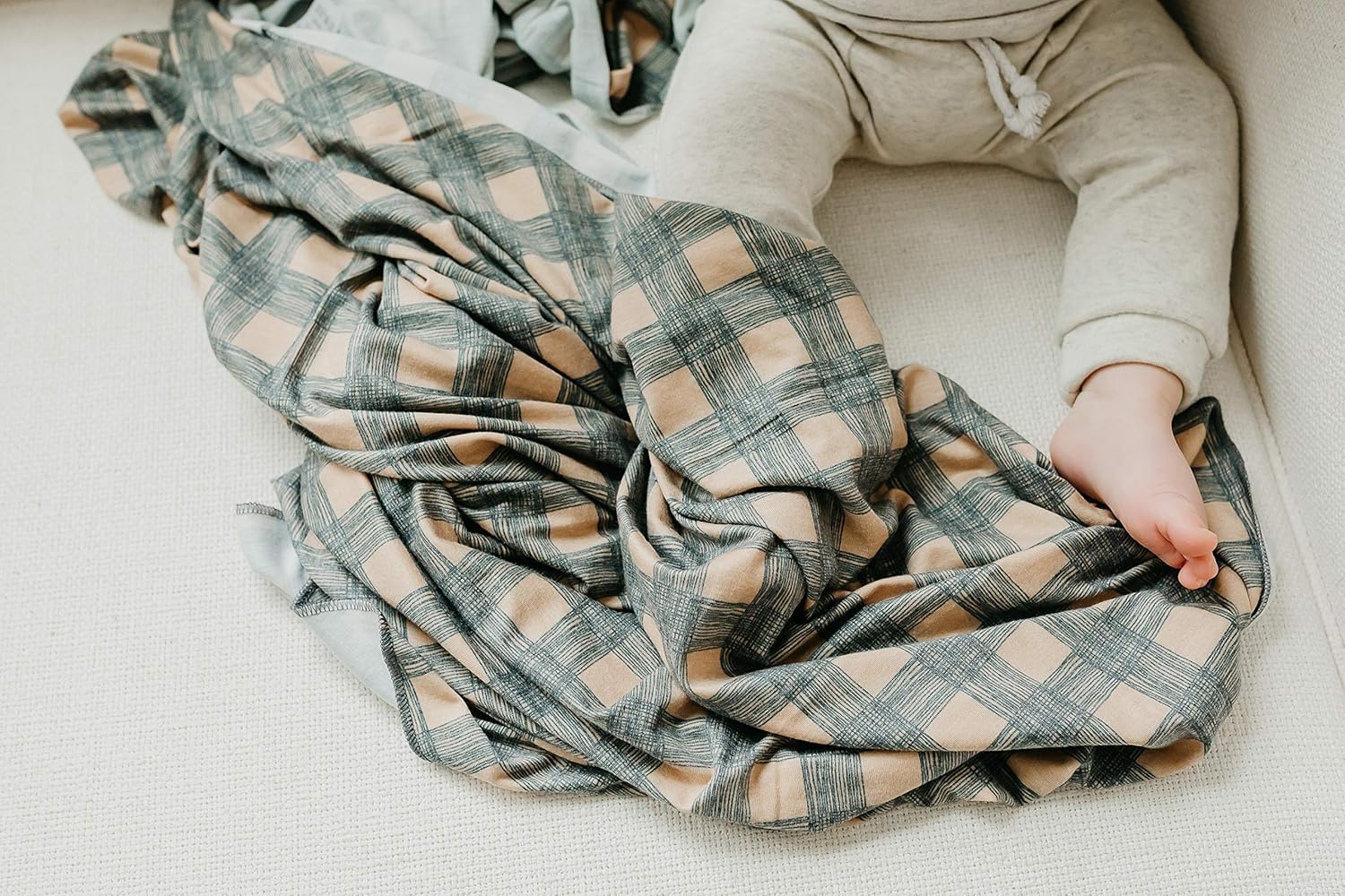 Copper Pearl Large Premium Knit Baby Swaddle Receiving Blanket Billy