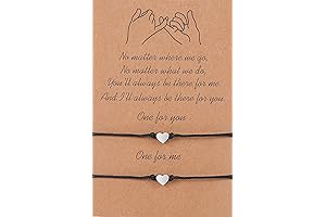 Matching Distance Friendship Bracelets With Infinity Charms