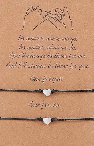 morniface Pinky Pomise - Pulseras a juego a distancia, brújula de elefante, pulsera infinito para mejores amigos, pareja, familia, mujeres y hombres