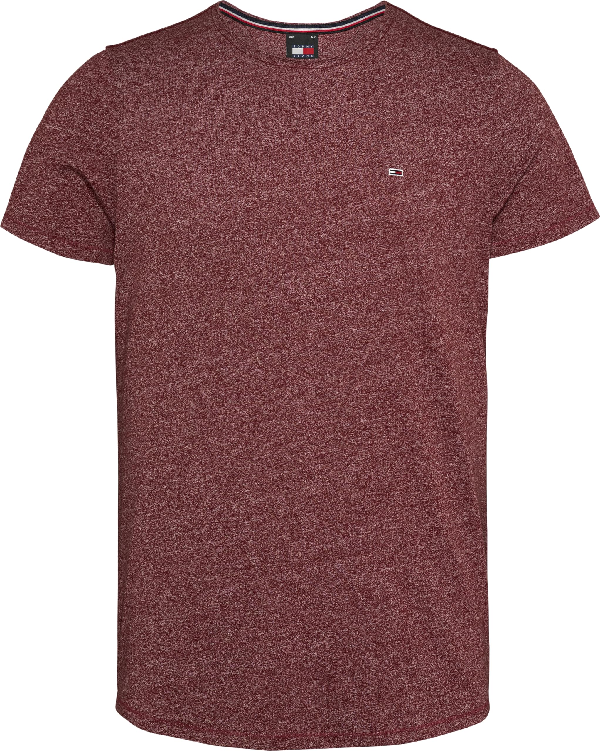 Tommy Jeans TJM Xslim Jaspe C Cuello Ext Tops de Punto S/S para Hombre