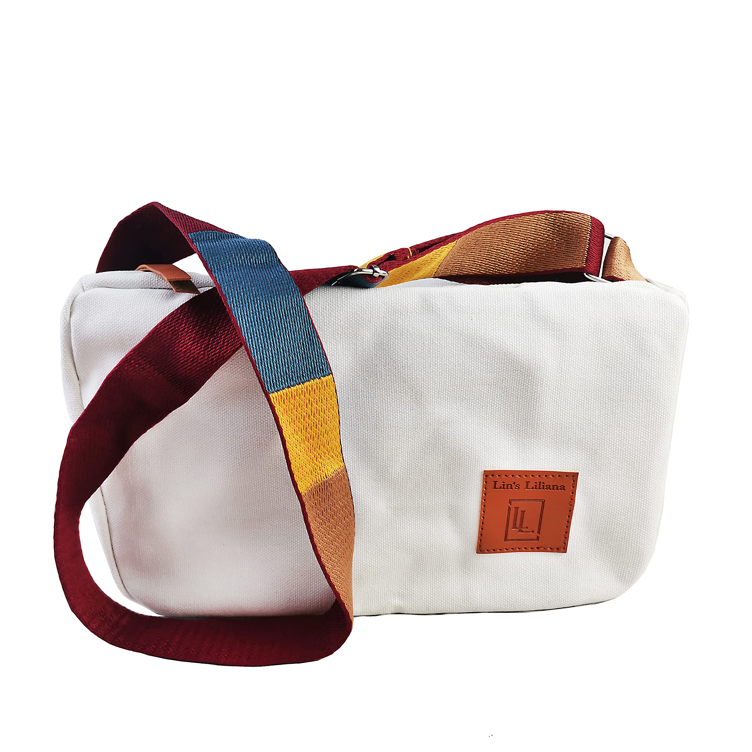 Borsa A Tracolla Donna Lin's Liliana - Nylon Impermeabile 30x21x11cm, Leggera E Sportiva - Foto 6