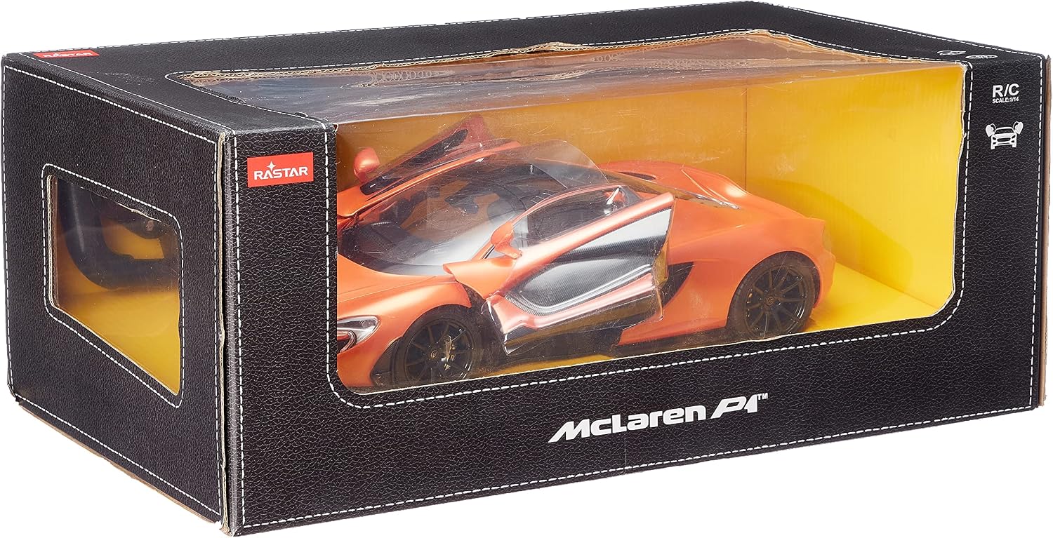 Rastar McLaren P1 RC Car in its retail packaging