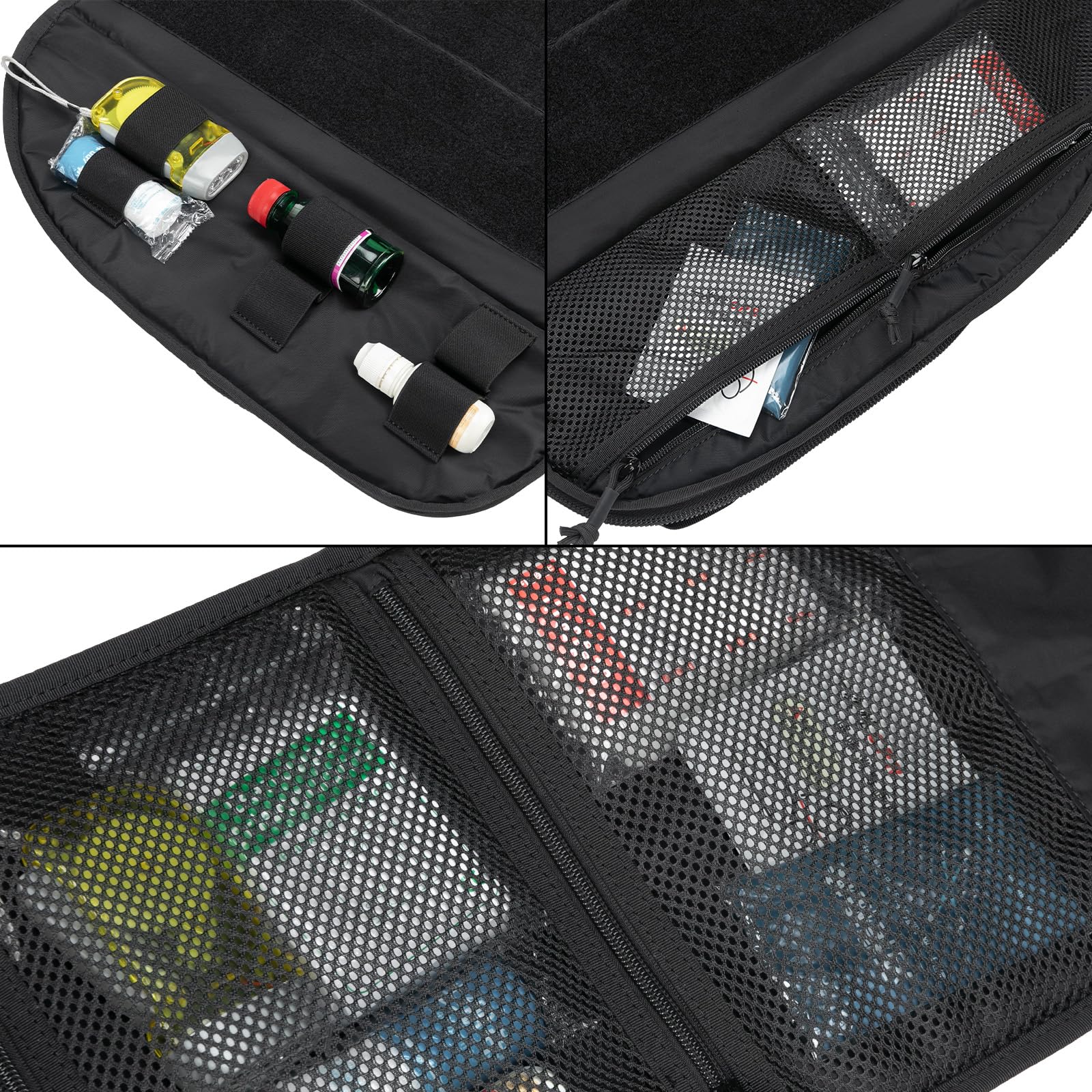 EXCELLENT ELITE SPANKER Mochila Médica Mochila Táctica Mochila Outdoor Camping Supervivencia Primeros Auxilios Mochila(BLK）
