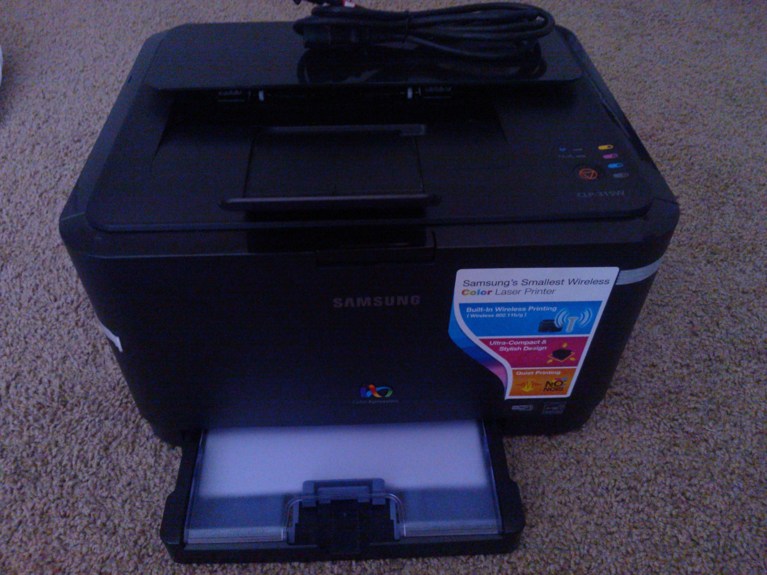 Samsung CLP-315W Color Laser Printer