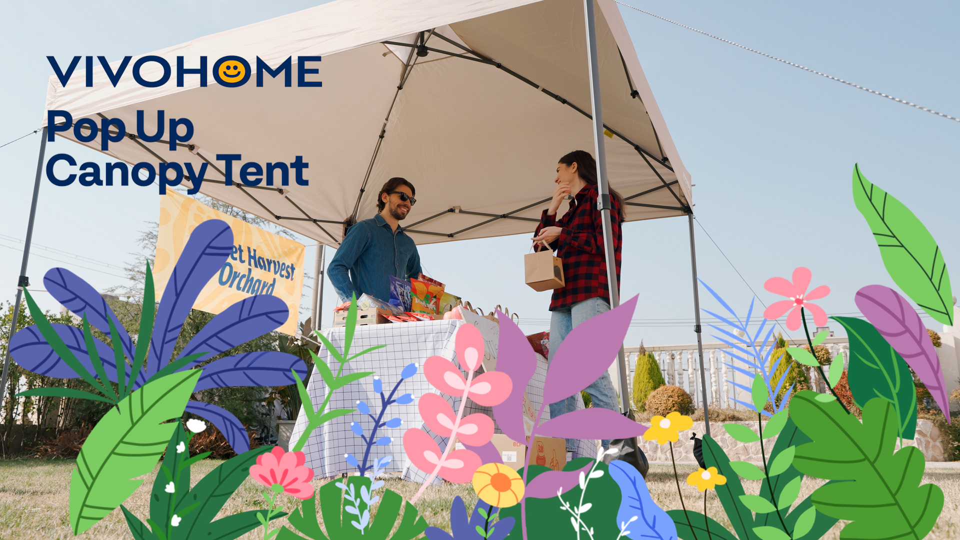 Holiday Hi-Fi 151cm キャンバー Amazon.com : VIVOHOME 8x8ft Pop-Up Canopy Tent with Central
