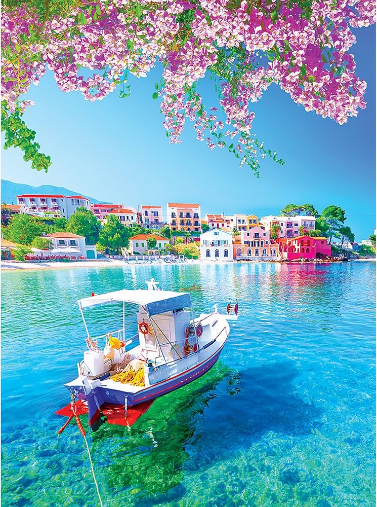 Amazon.com: RoseArt - Kodak Premium - Assos Village - 1000 Piece