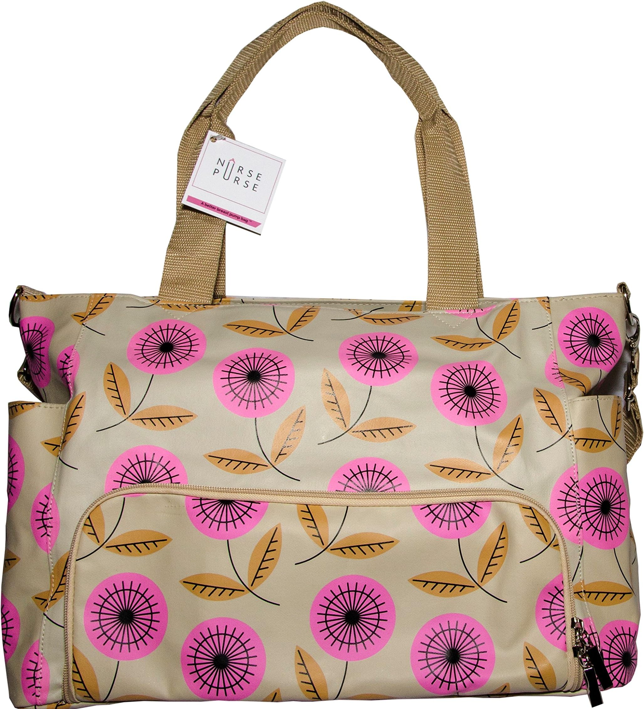 Nurse Purse Breast Pump Bag - Poppy