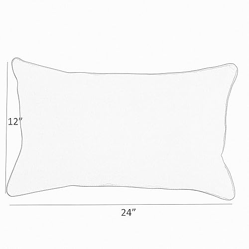 Miniatura 7 de Mozaic Company AMZS933121SP - Almohada para interiores y exteriores, 12 x 24 pulgadas, Surround Sunrise