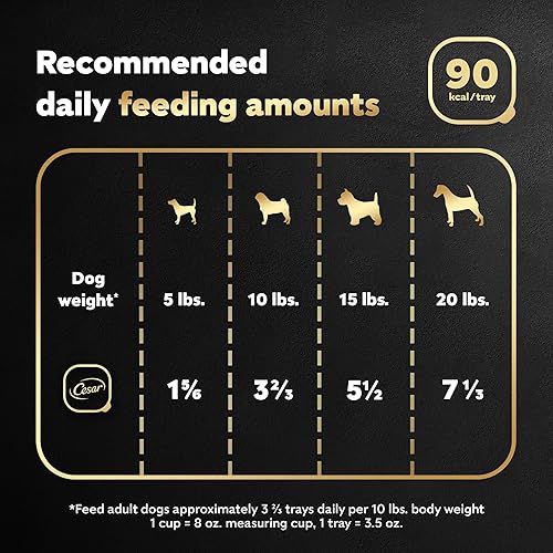 Miniatura 7 de CESAR Classic Loaf - Alimento húmedo para perros, juego de 24 bandejas en salsa gourmet