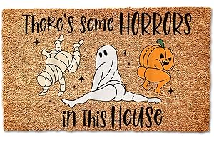 Halloween Doormat, Funny Horror Door Mat, There Are Some Horrors In This House
