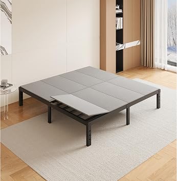 Bedsnus Bunkie Board Queen, Queen Size Bunkie Boards(78x56), Heavy Duty Reinforced Bed Boards, 8mm Under Mattress Support Bunkieboard, Folding Spring Box, Low Profile Bed Support