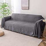 Couch Cover Sofa Covers Washable Couch Covers for 3 Cushion Couch Throw Cover Sectional Couch Cover Furniture Cover for Pets, Kids Feature Geometrical Jacquard Fabric(71