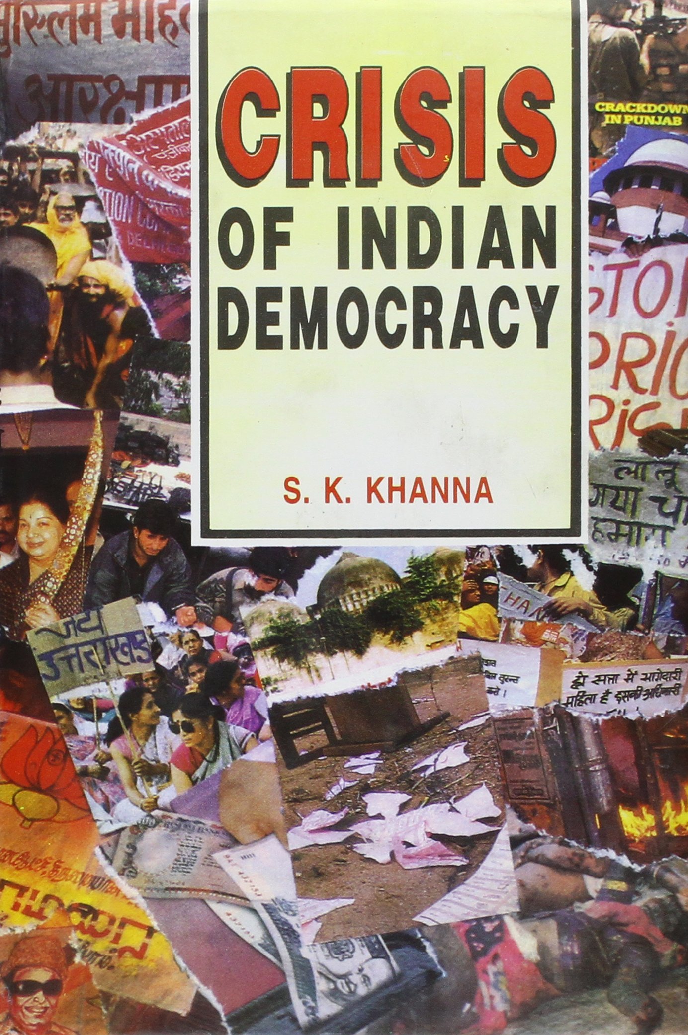 Buy Crisis of Indian Democracy Book Online at Low Prices in India ...
