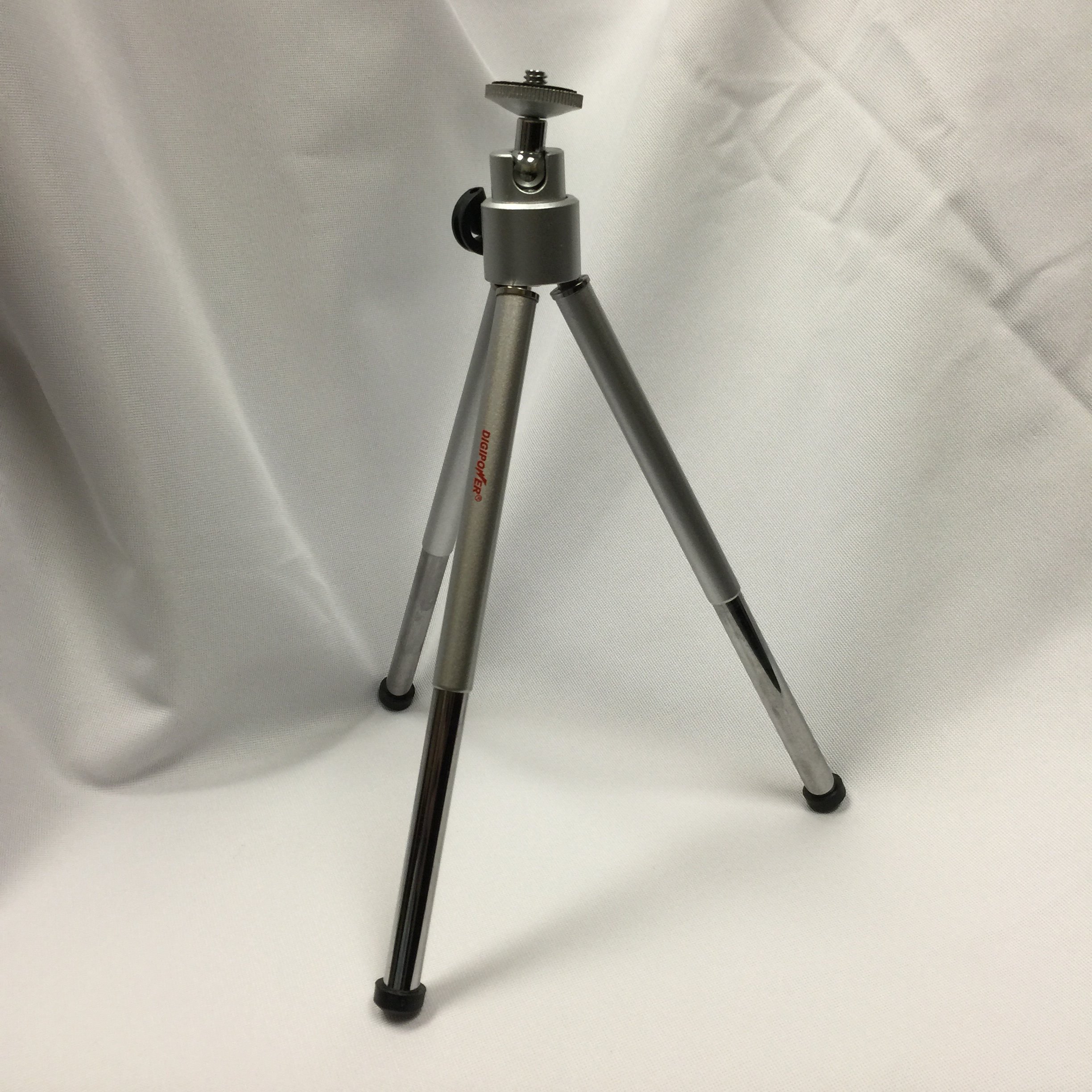 Digipower TP-S032 Compact tripod with two section extended legs and ball head to catch any angle