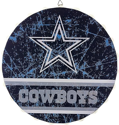 Vista 167 de Cartel de pared de Los Angeles Rams de 13 pulgadas con tapa de botella envejecida, edición limitada, de FOCO Rams, representa a la NFL y muestra tu