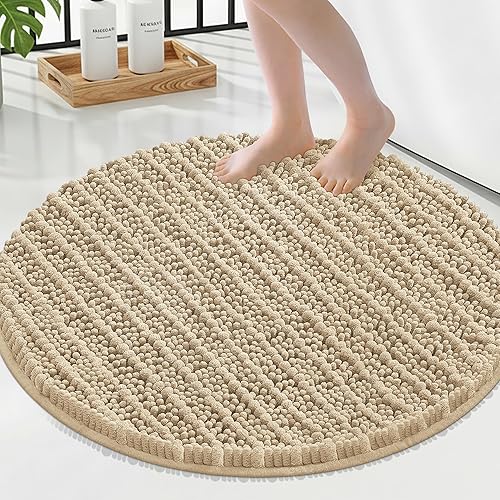 Miniatura 255 de Smiry Alfombras de Baño 24 x 16 pulgadas, Tapetes de Baño de Chenilla Extra Suaves y Absorbentes, Respaldo de Goma Antideslizante, Lavable a Azul