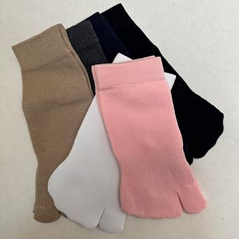 COUVER Men Flip Flop Split Toe Ankle Socks