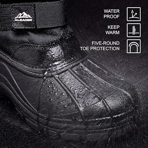 Miniatura 3 de ALEADER Men's Winter Waterproof Insulated Shell Warm Inner Comfortable Outdoor Snow Boots
