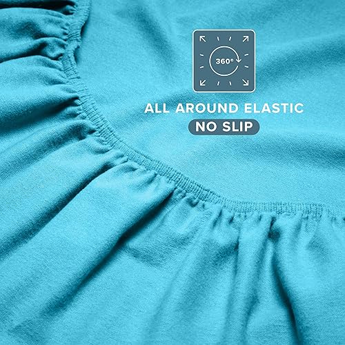 Vista 105 de Bare Home - Juego de sábanas de franela 100 % algodón, terciopelo suave y pesado, franela de doble cepillado, bolsillo profundo (Queen, color rojo)