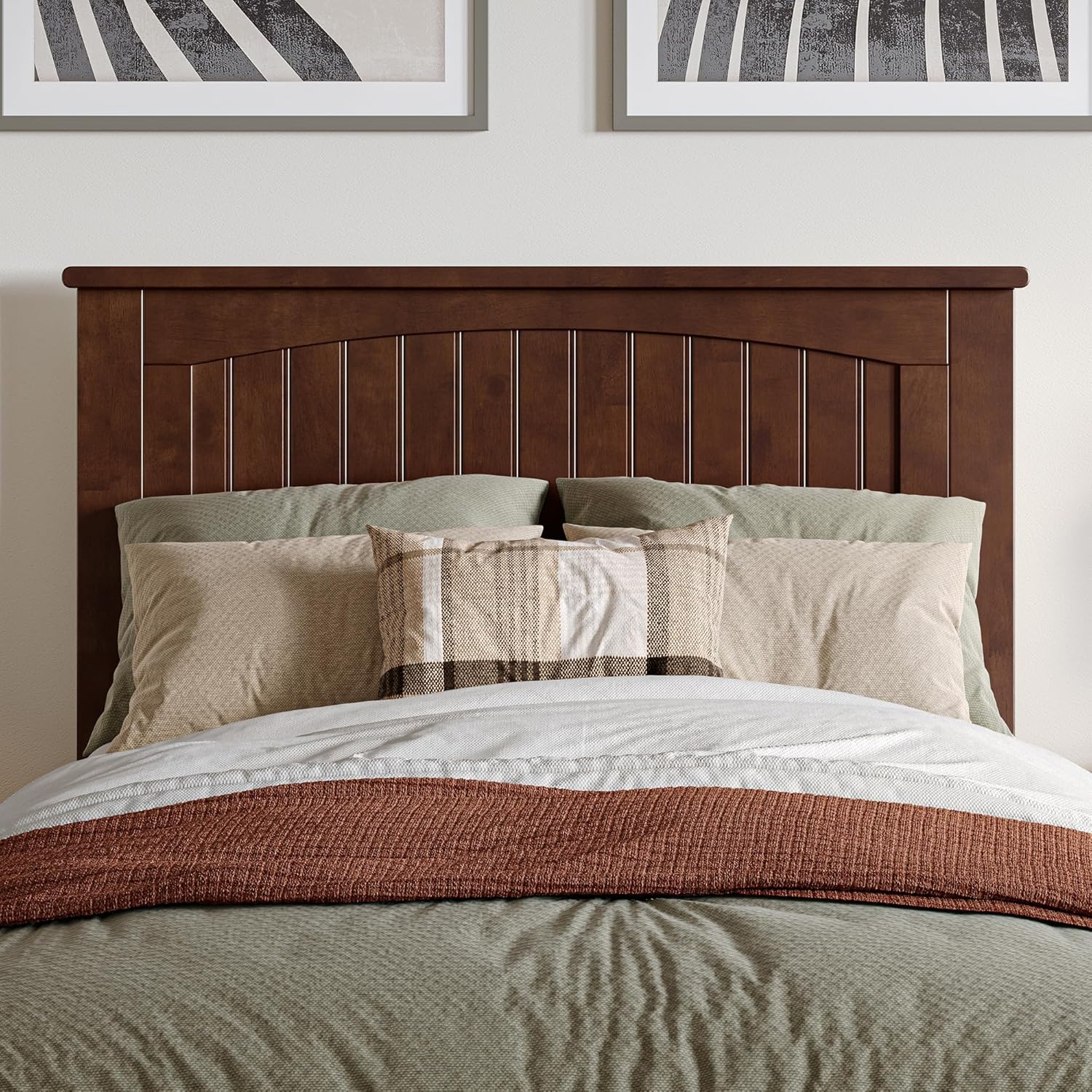 AFI, Nantucket Twin XL Platform Bed with Matching Footboard and Storage Drawers, Walnut