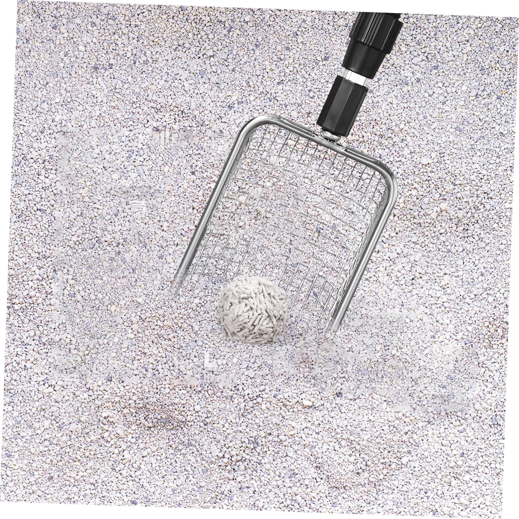 Mipcase 2pezzi Cat Litter Scooper Inossidabile Rimozione dei Rifiuti Accessorio per e