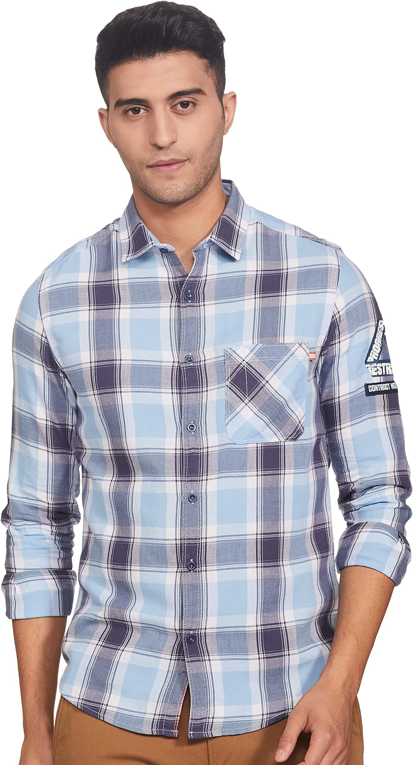 Spykar Men's Slim Fit Shirts