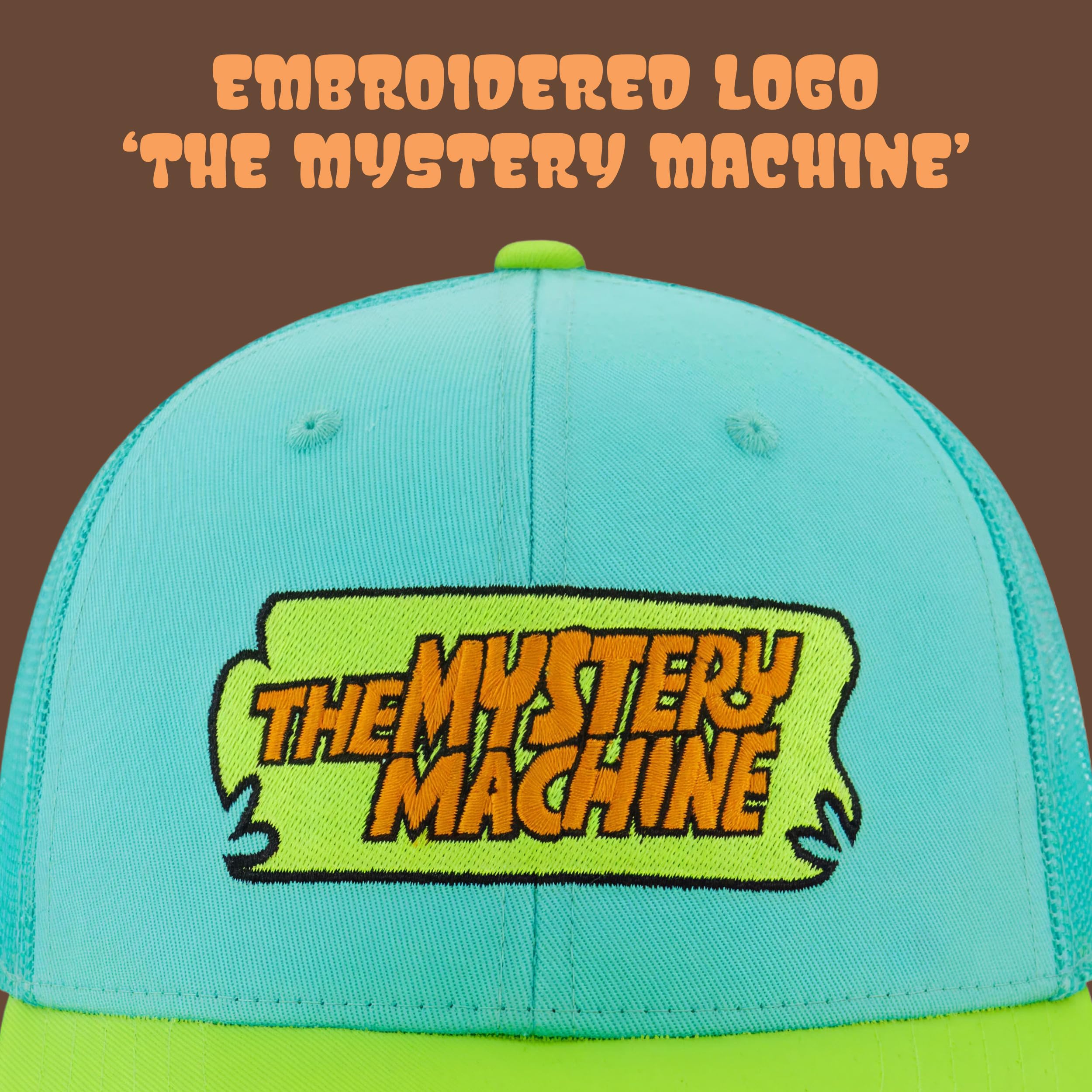 Scooby Doo czapka typu trucker czapka z daszkiem Mystery Machine regulowana czapka z daszkiem z zakrzywionym brzegiem, wielokolorowa, jeden rozmiar, multi, rozmiar uniwersalny