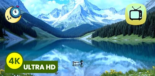 Mountain Lake – Peaceful Nature Scenery with Relaxing Music Ambience Screensaver – vue 9