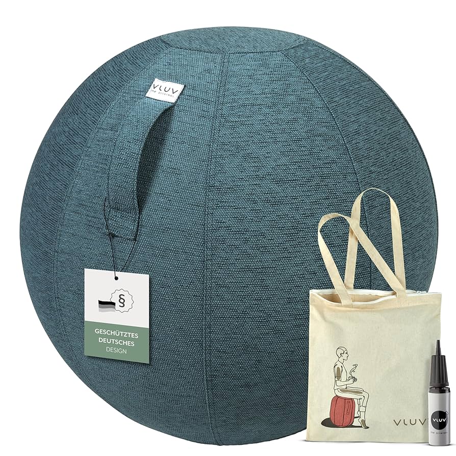 ハーフェレジャパン ヴィーラブ 65cm バランスボール ハンドル付き グレー ハーフェレジャパン ヴィーラブ 65cm バランスボール ハンドル