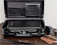 Vista 5 de Yaxa Basics Caja de seguridad portátil con candado, pequeña caja de seguridad con código, para dormitorio universitario, hogar, cerradura