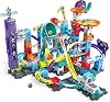 VTech Marble Rush - Space Magnetic Set XL300 E - Interactive Marble Run with Exciting Track Elements Various Assembly Options and Light and Sound Effects - For Children Aged 4-12 Years