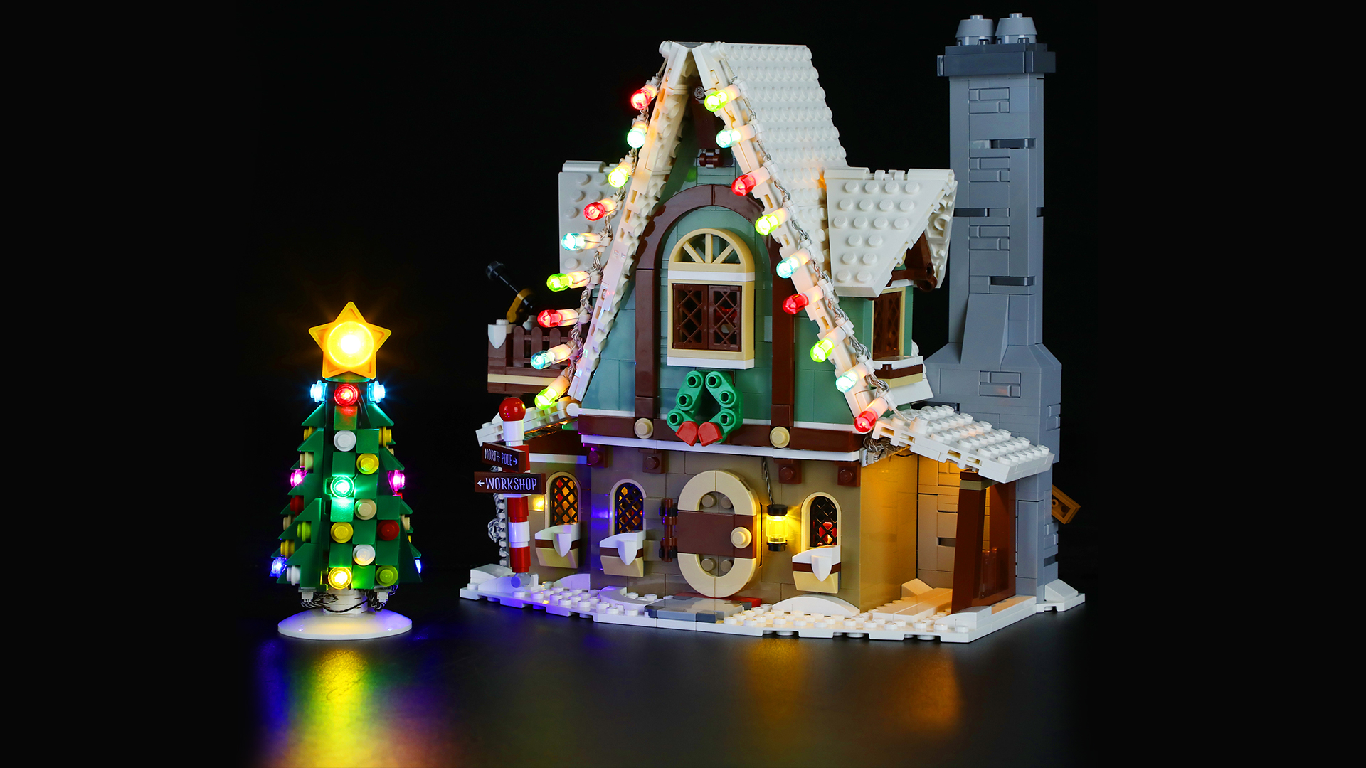 BRIKSMAX Led Beleuchtungsset für Lego Creator Expert Seasonal Elf Clubhouse - Compatible with Lego 10275 Bausteinen Modell - Ohne Lego Set(Fernbedienung Version) – Bild 8