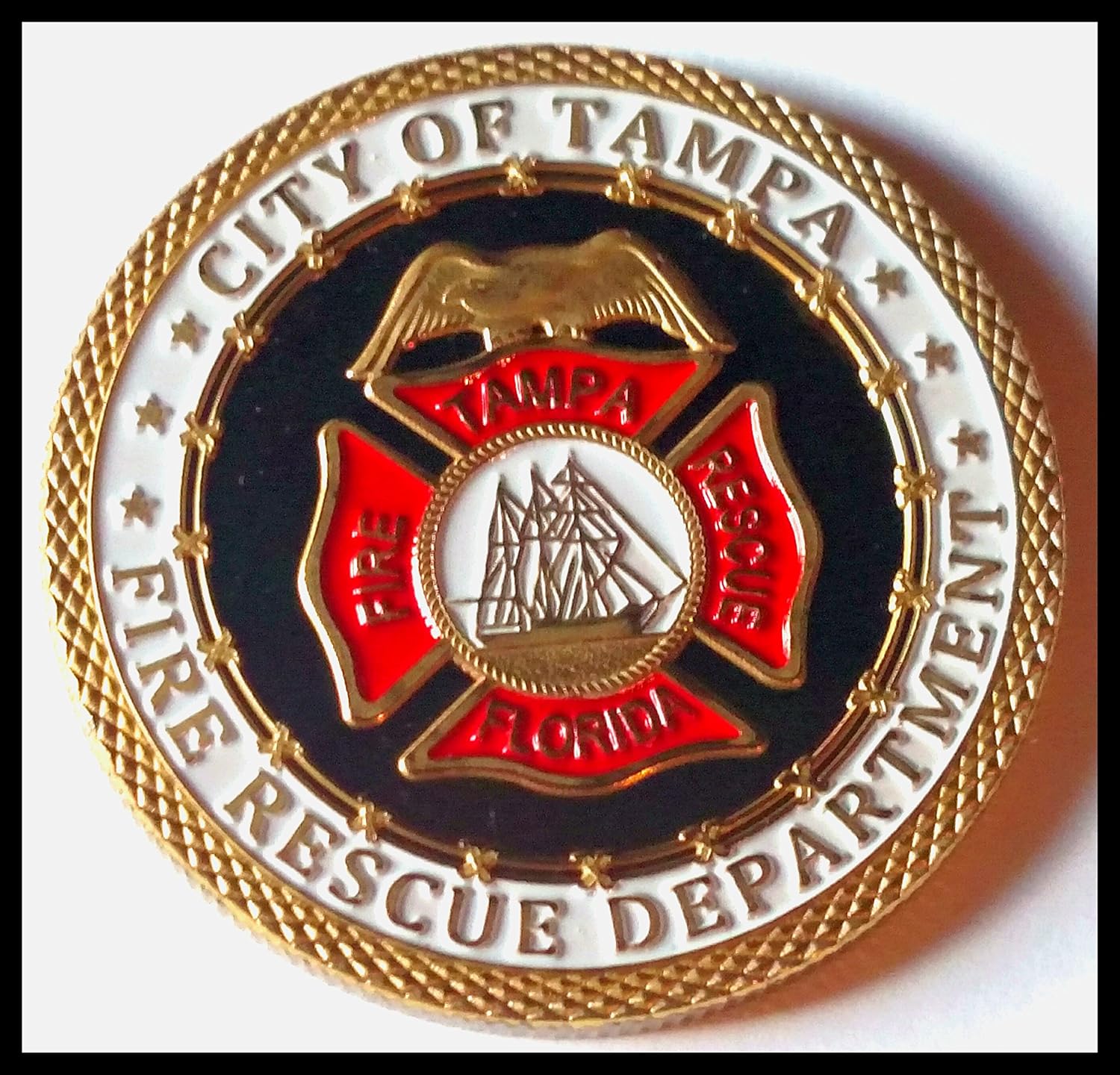 Tampa Fire Department Firefighter Challenge Honor Coin