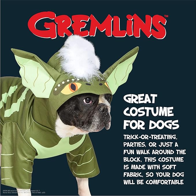 Disfraz de Gremlins con Capucha para Perro Warner Bros - Talla S miniatura 4