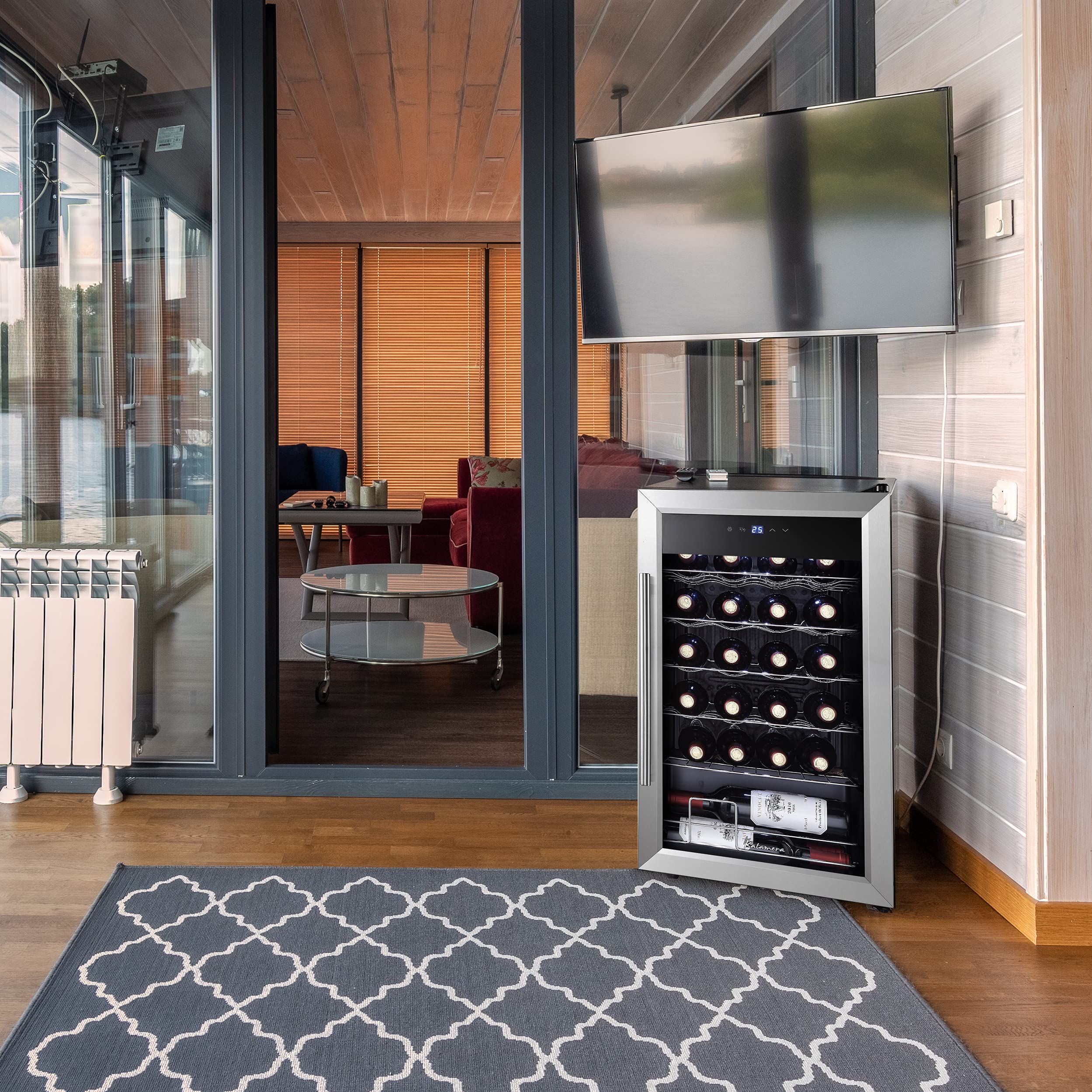 Buy Kalamera KR12A2E Silent 28 Bottles (up to 860 mm height) Wine fridge, temperature zones 5