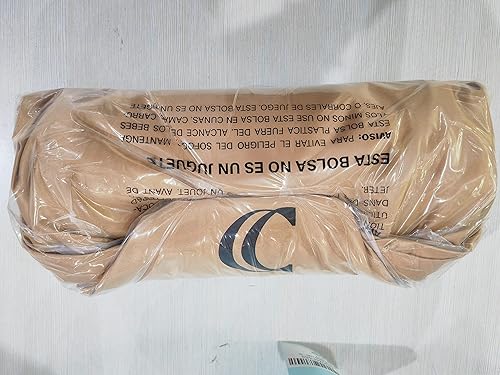 Miniatura 10 de CLUCI - Bolso de hombro tipo mochila de cuero para mujer diseño grande y a la moda para viajes Marrón bicolor., Cuero vintage bicolor marrón, Gris