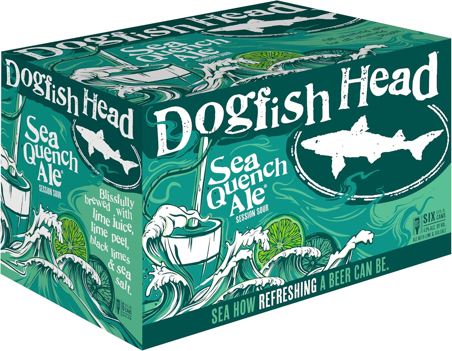 Dogfish Head Sea Quench, 6 pk, 12 oz cans, 4.9 ABV