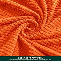 Vista 320 de CHUN YI - Funda elástica para sofá (7 piezas), funda para sofá de 3 plazas con tres respaldos y cojines separados con banda elástica, tela jacquard