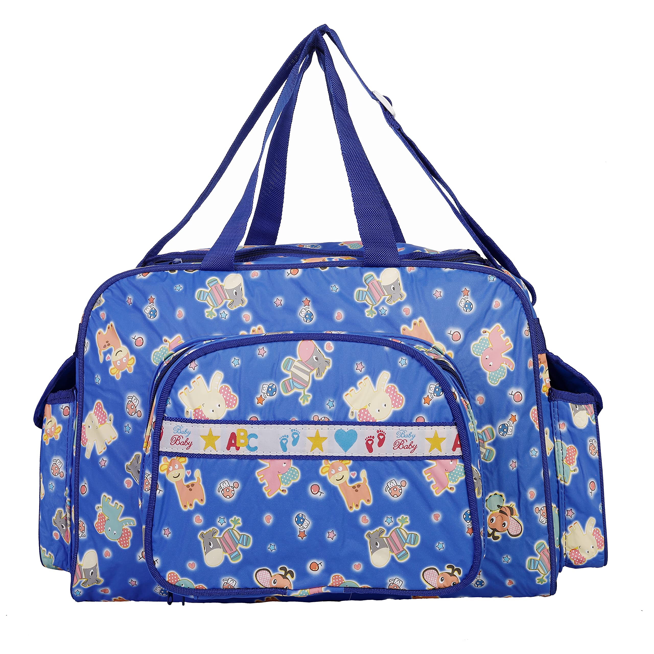 trendy dukaan Trendy Dukaan™ Diaper/Mother Bag for New Born Baby - Multipurpose PVC Bag with Multiple Compartments (Royal Blue - 1)-picture-3