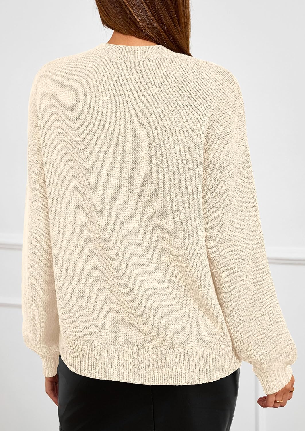 PRETTYGARDEN Womens Sweaters 2026 Fall Fashion Long Sleeve Crewneck Floral Knit Pullover Sweater Tops Winter Clothes - Image 4