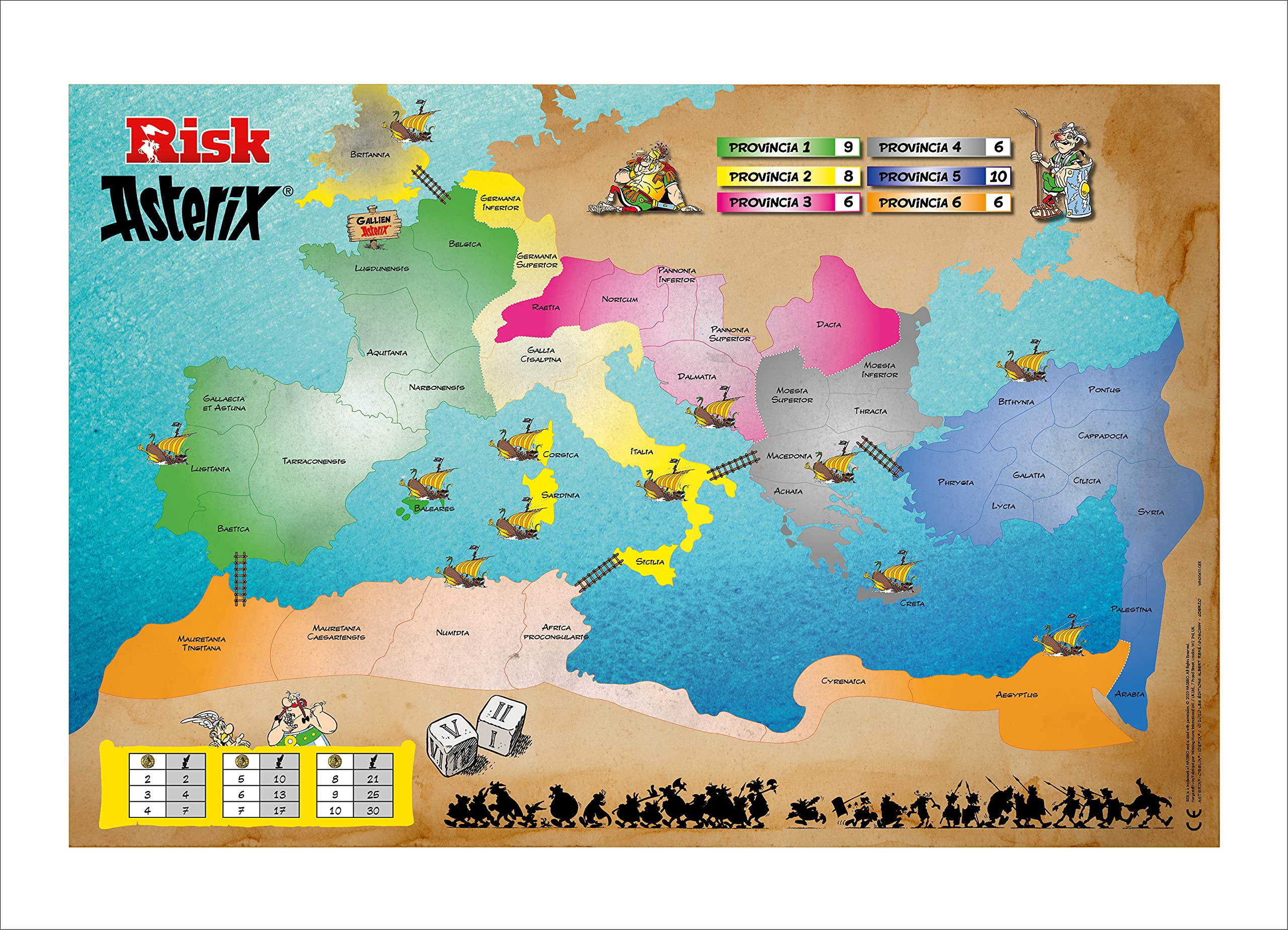 Winning Moves - Risk Asterix – Gesellschaftsspiel – französische Version