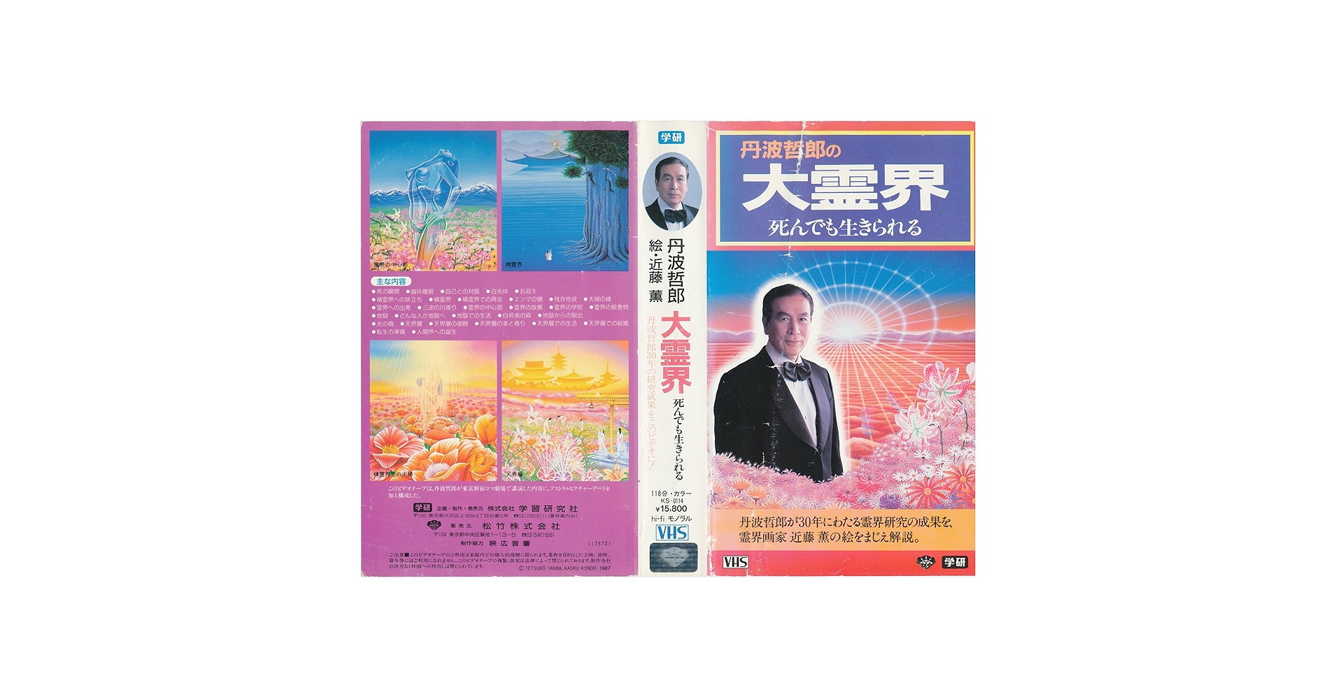 Amazon.co.jp: 大霊界 死んでも生きられる [VHS] : 丹波哲郎: DVD